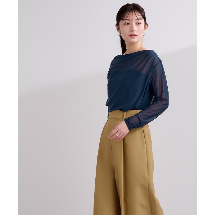 2wayシアードレープカットソー【UR’S ユアーズ】 | titivate | 詳細画像31 