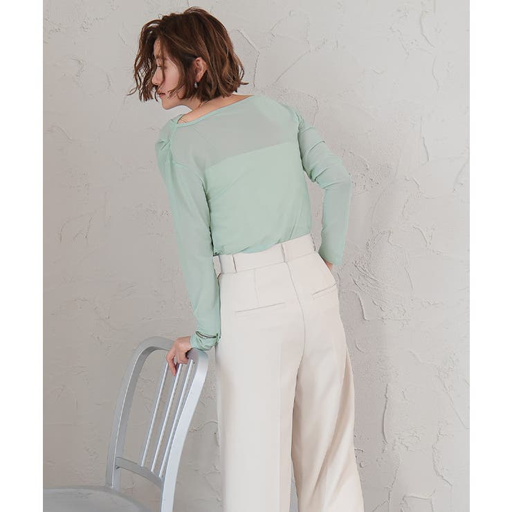 2wayシアードレープカットソー【UR’S ユアーズ】 | titivate | 詳細画像5 