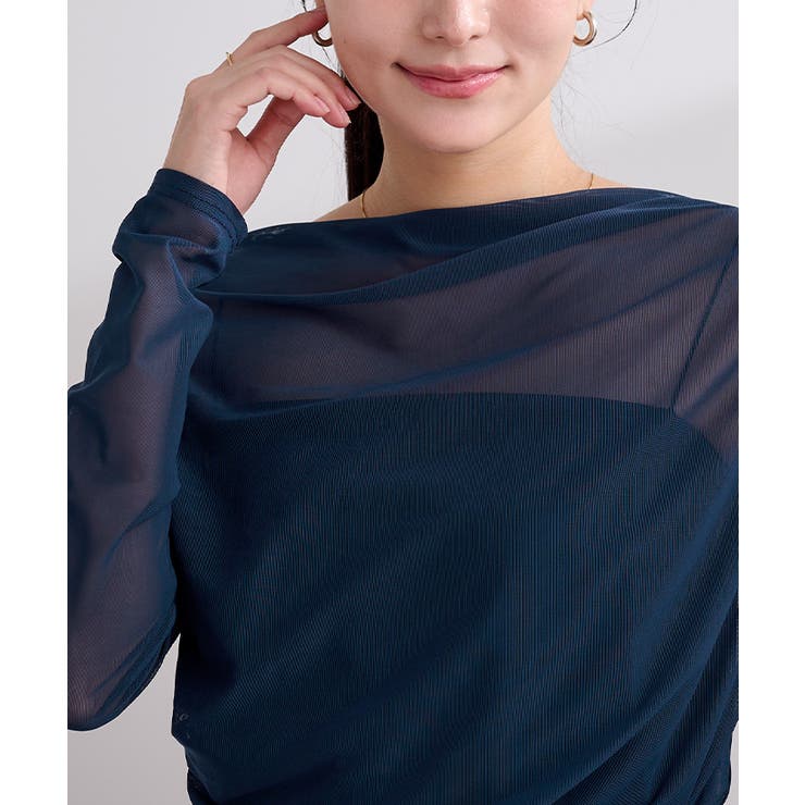 2wayシアードレープカットソー【UR’S ユアーズ】 | titivate | 詳細画像16 