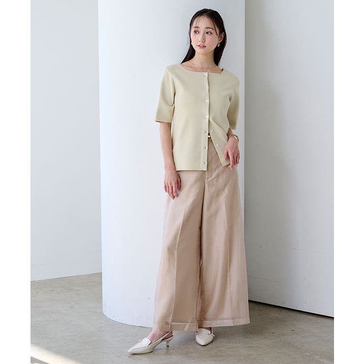 シアーワイドパンツ【UR’S ユアーズ】 | titivate | 詳細画像2 