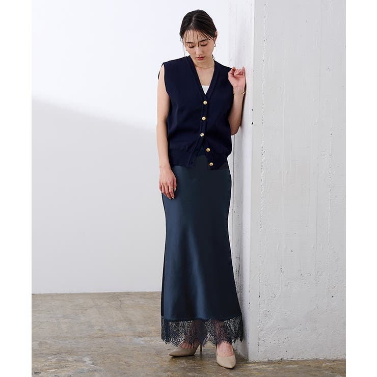 レースサテンマーメイドスカート【UR’S ユアーズ】 | titivate | 詳細画像17 