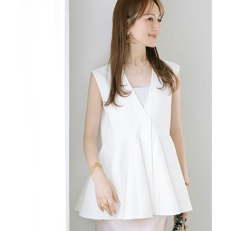 ディープVペプラムジレ【UR’S ユアーズ】 | titivate | 詳細画像3 