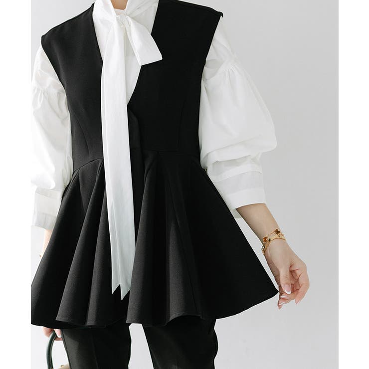 ディープVペプラムジレ【UR’S ユアーズ】 | titivate | 詳細画像10 