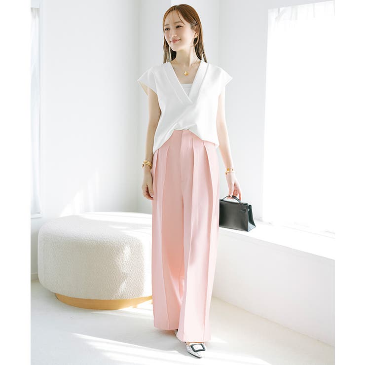 ハイウエスト2タックワイドパンツ【UR’S ユアーズ】 | titivate | 詳細画像11 