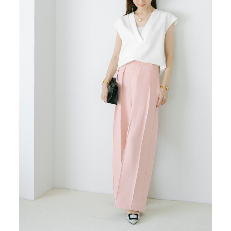 ハイウエスト2タックワイドパンツ【UR’S ユアーズ】 | titivate | 詳細画像13 