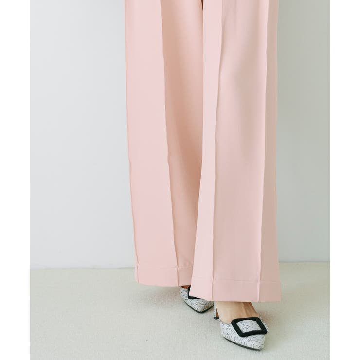 ハイウエスト2タックワイドパンツ【UR’S ユアーズ】 | titivate | 詳細画像3 