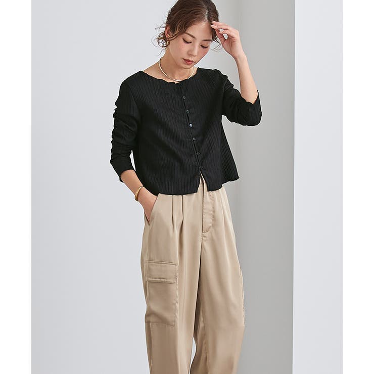 前後2wayシアーカーディガン【UR’S ユアーズ】 | titivate | 詳細画像17 