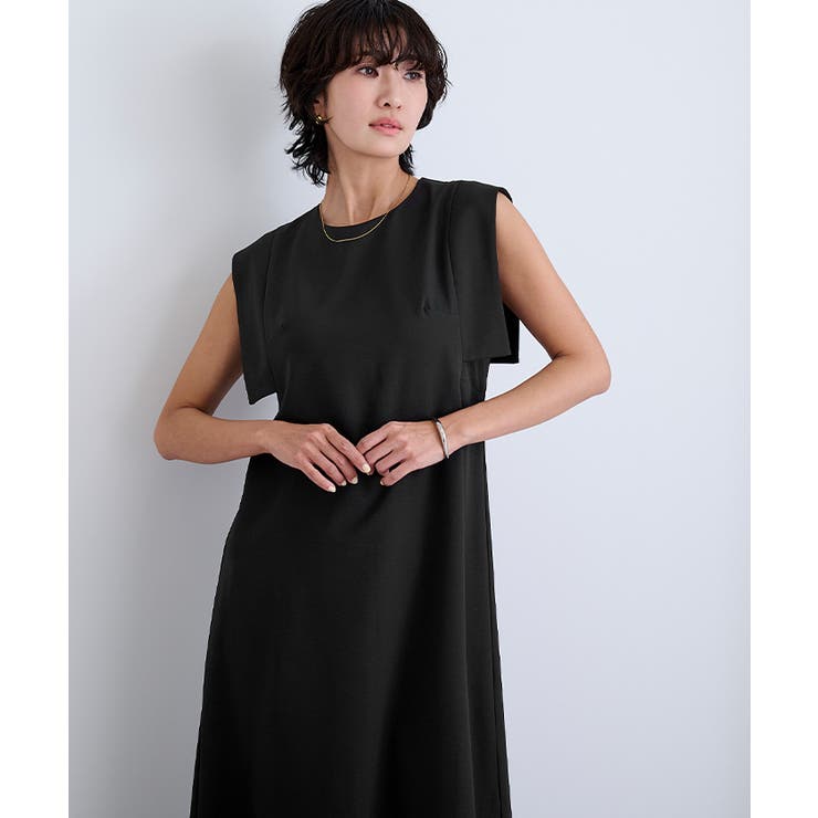 スクエアスリーブロングワンピース【UR’S ユアーズ】 | titivate | 詳細画像22 