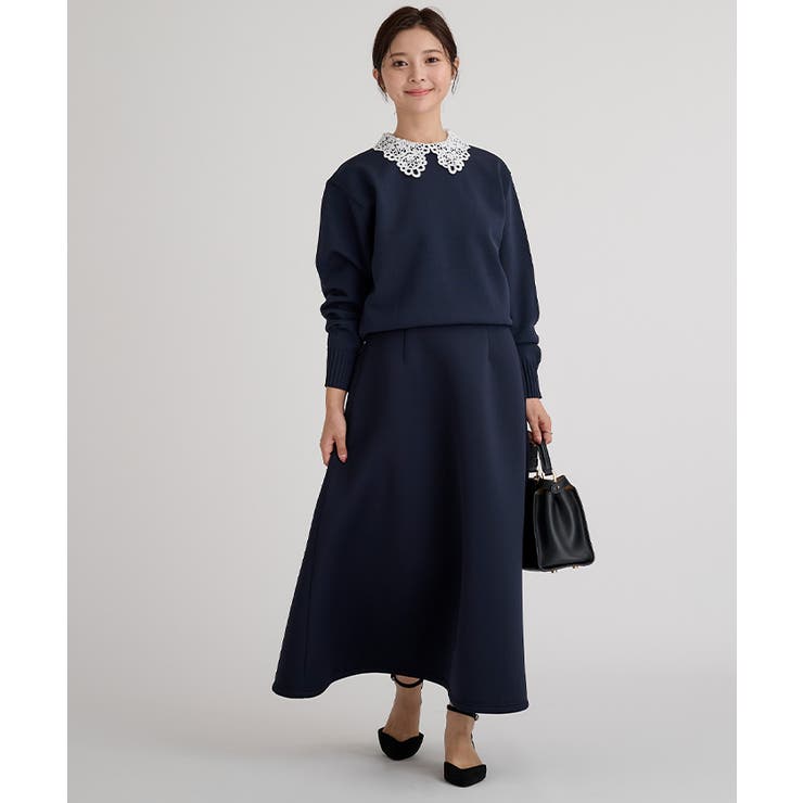 襟付きニットプルオーバー【UR’S ユアーズ】【セレモニー】 | titivate | 詳細画像21 