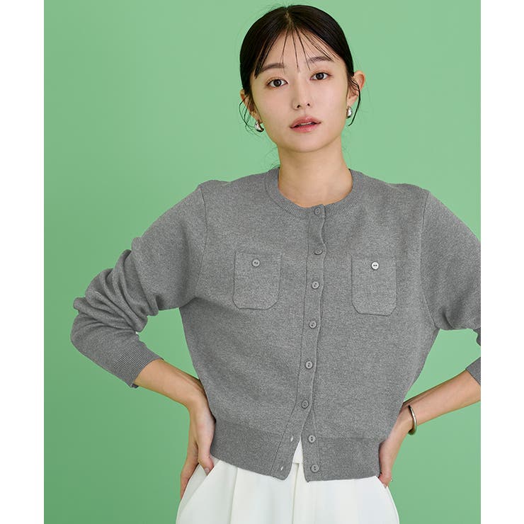 胸ポケットニットカーディガン【UR’S ユアーズ】 | titivate | 詳細画像21 