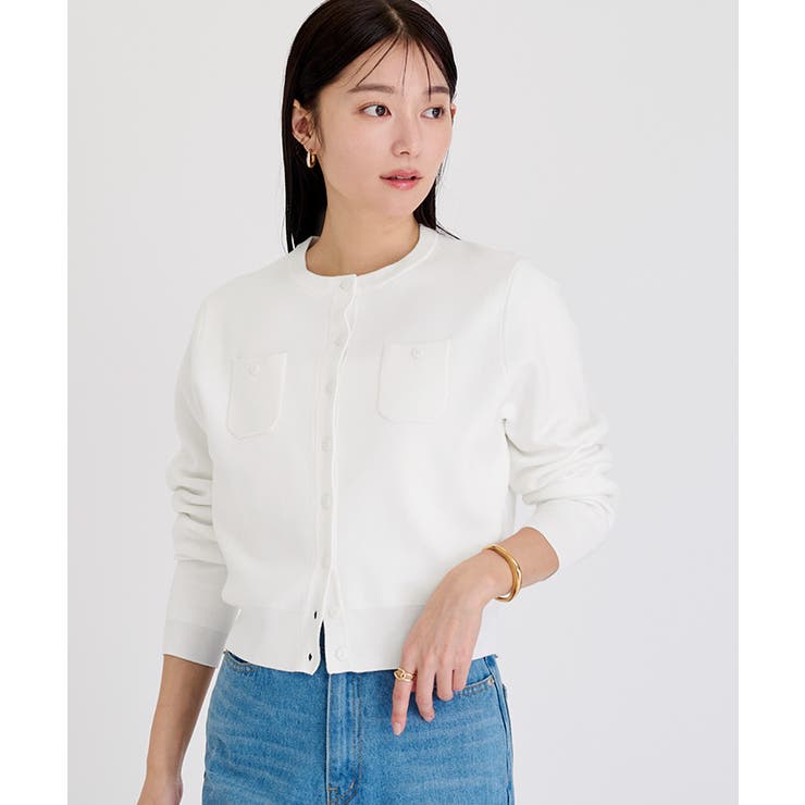 胸ポケットニットカーディガン【UR’S ユアーズ】 | titivate | 詳細画像23 