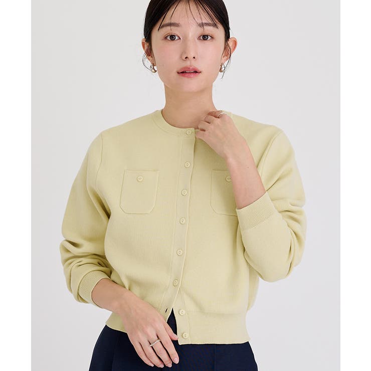 胸ポケットニットカーディガン【UR’S ユアーズ】 | titivate | 詳細画像25 