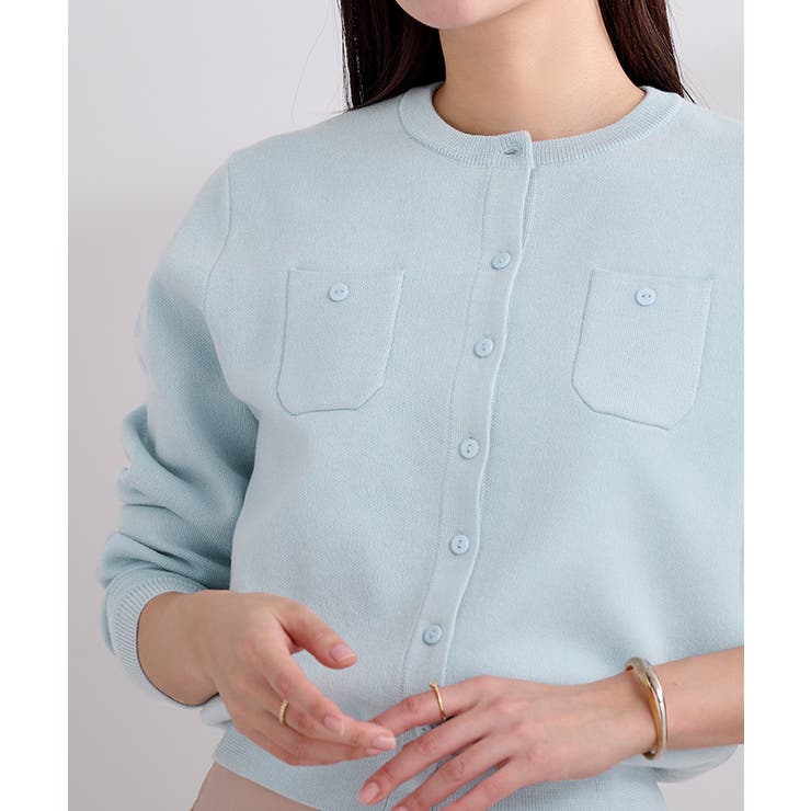 胸ポケットニットカーディガン【UR’S ユアーズ】 | titivate | 詳細画像28 