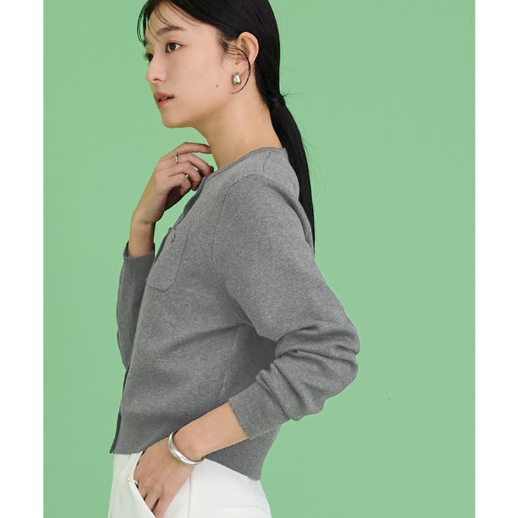 胸ポケットニットカーディガン【UR’S ユアーズ】 | titivate | 詳細画像2 