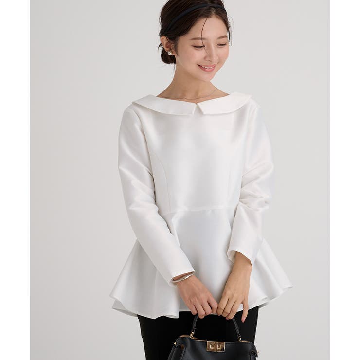 2wayペプラムブラウス【UR’S ユアーズ】【セレモニー】 | titivate | 詳細画像2 