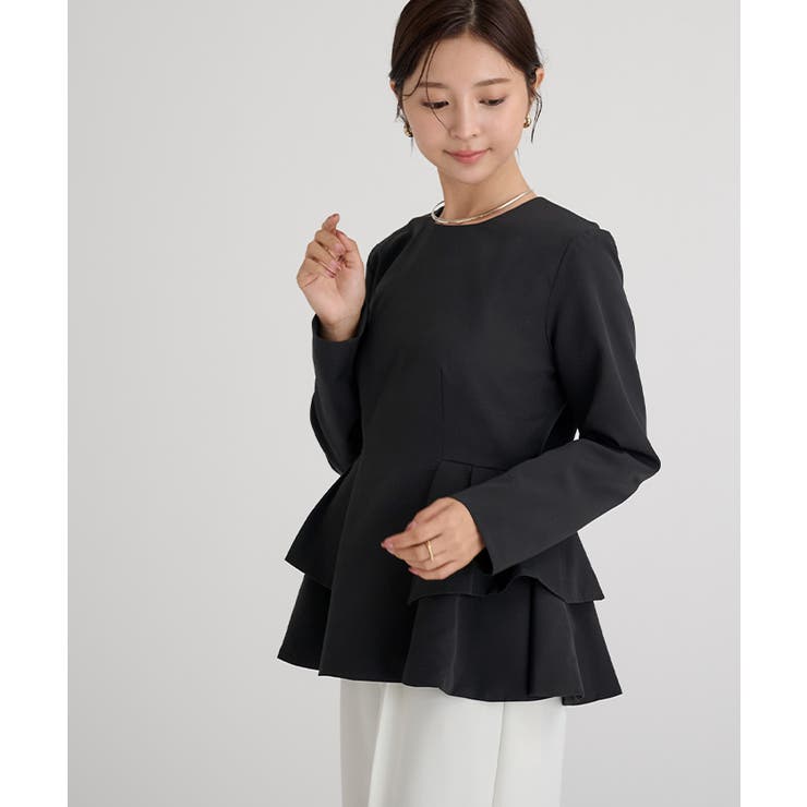 フリルペプラムブラウス【UR’S ユアーズ】【セレモニー】 | titivate | 詳細画像26 