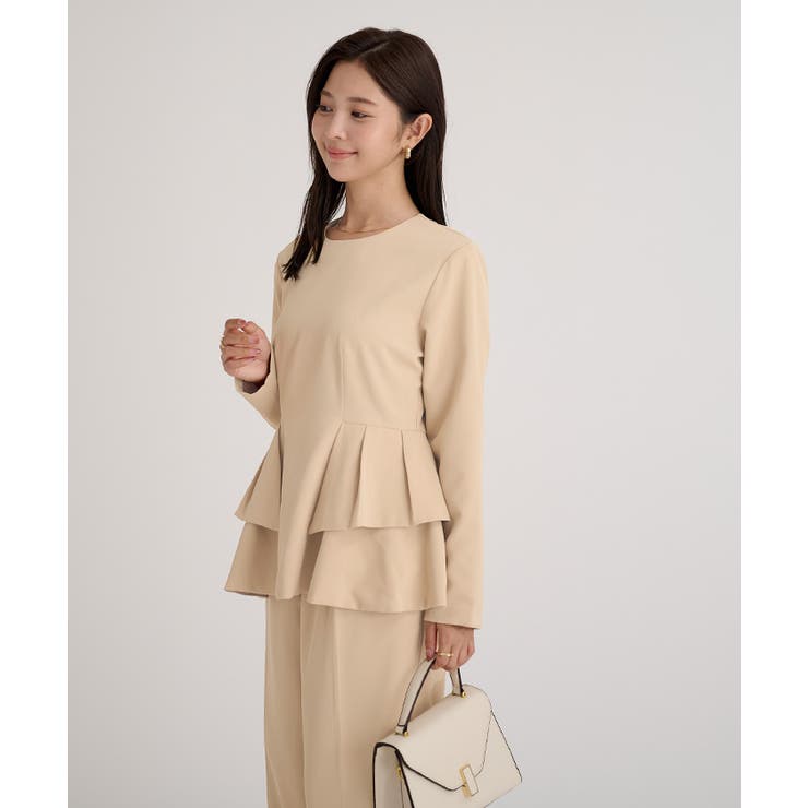 フリルペプラムブラウス【UR’S ユアーズ】【セレモニー】 | titivate | 詳細画像3 