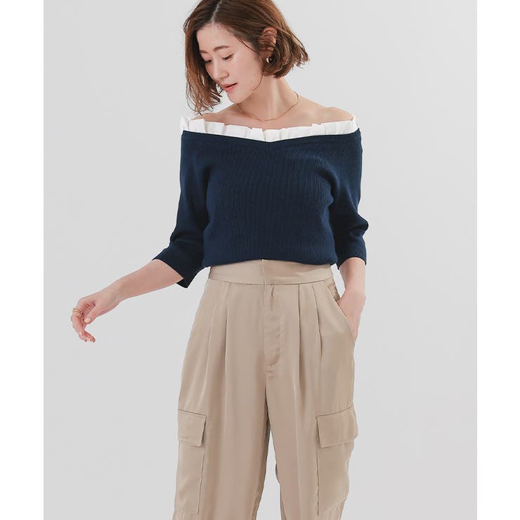 2wayフリルネックニット【UR’S ユアーズ】 | titivate | 詳細画像13 