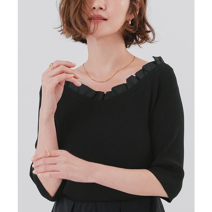 2wayフリルネックニット【UR’S ユアーズ】 | titivate | 詳細画像17 