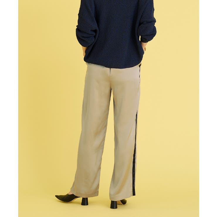 サテンラインワイドパンツ【UR’S ユアーズ】 | titivate | 詳細画像5 