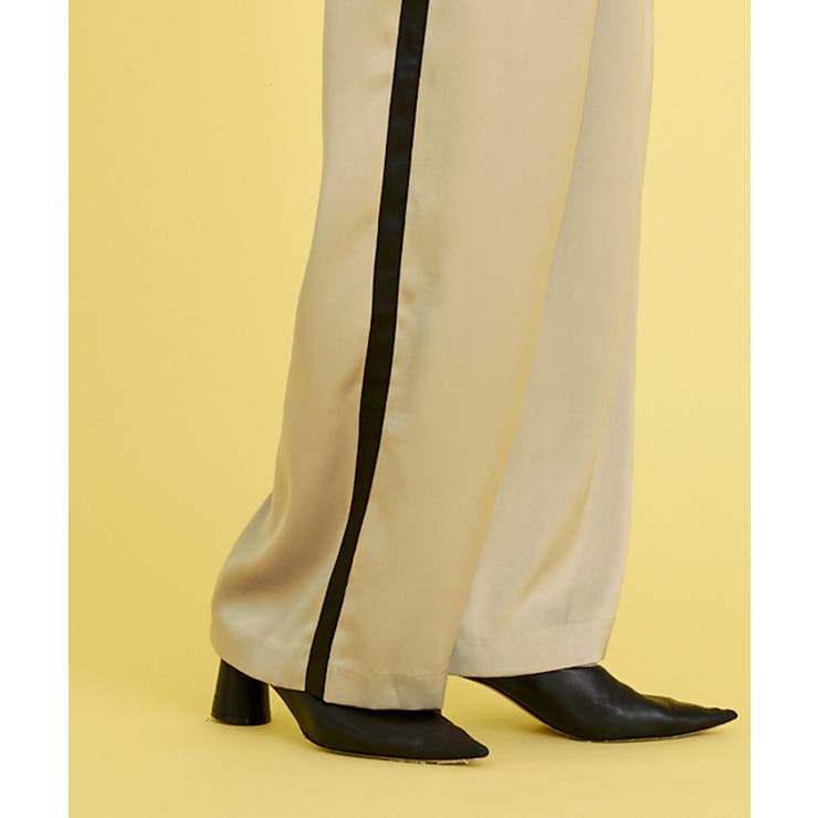 サテンラインワイドパンツ【UR’S ユアーズ】 | titivate | 詳細画像9 