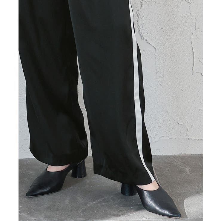 サテンラインワイドパンツ【UR’S ユアーズ】 | titivate | 詳細画像17 