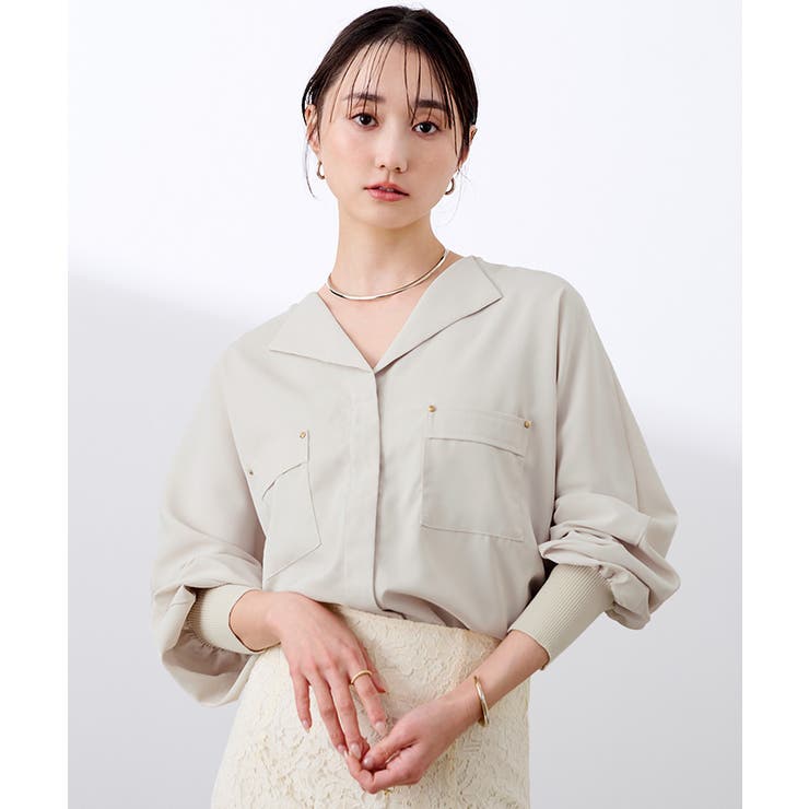 ラペルカラーブラウス【UR’S ユアーズ】 | titivate | 詳細画像16 