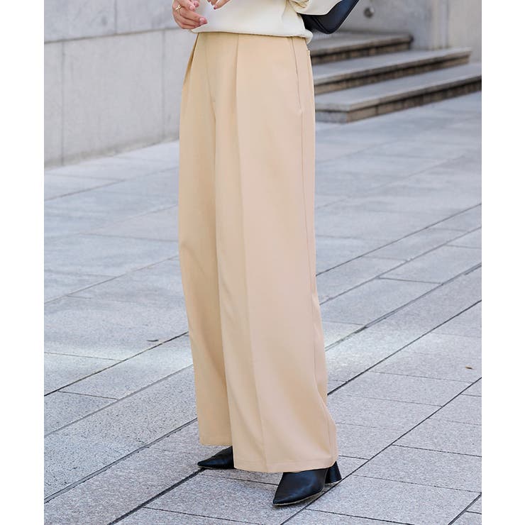 シークレットラインワイドパンツ【UR’S ユアーズ】【セレモニー】 | titivate | 詳細画像4 