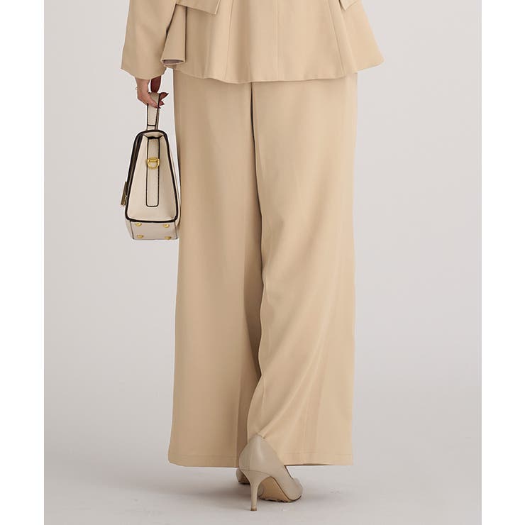 シークレットラインワイドパンツ【UR’S ユアーズ】【セレモニー】 | titivate | 詳細画像7 