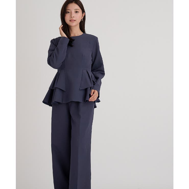 シークレットラインワイドパンツ【UR’S ユアーズ】【セレモニー】 | titivate | 詳細画像10 