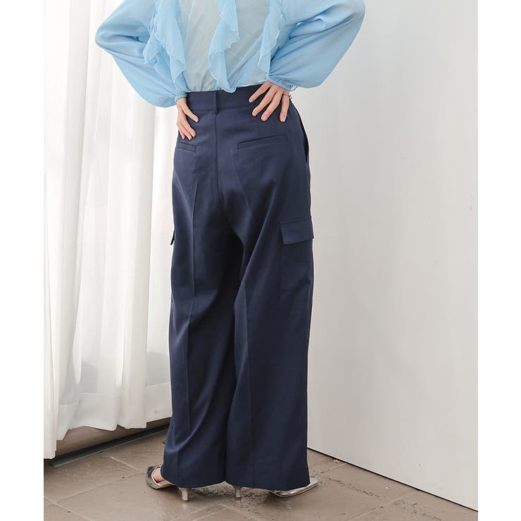 センタープレスカーゴワイドパンツ【UR’S ユアーズ】 | titivate | 詳細画像6 