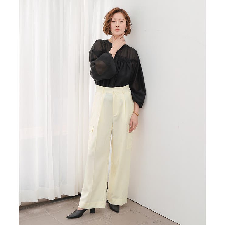 センタープレスカーゴワイドパンツ【UR’S ユアーズ】 | titivate | 詳細画像8 