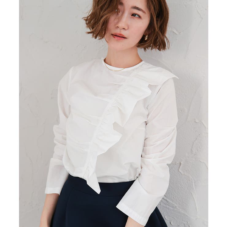 アシンメトリーラッフルブラウス【UR’S ユアーズ】 | titivate | 詳細画像23 