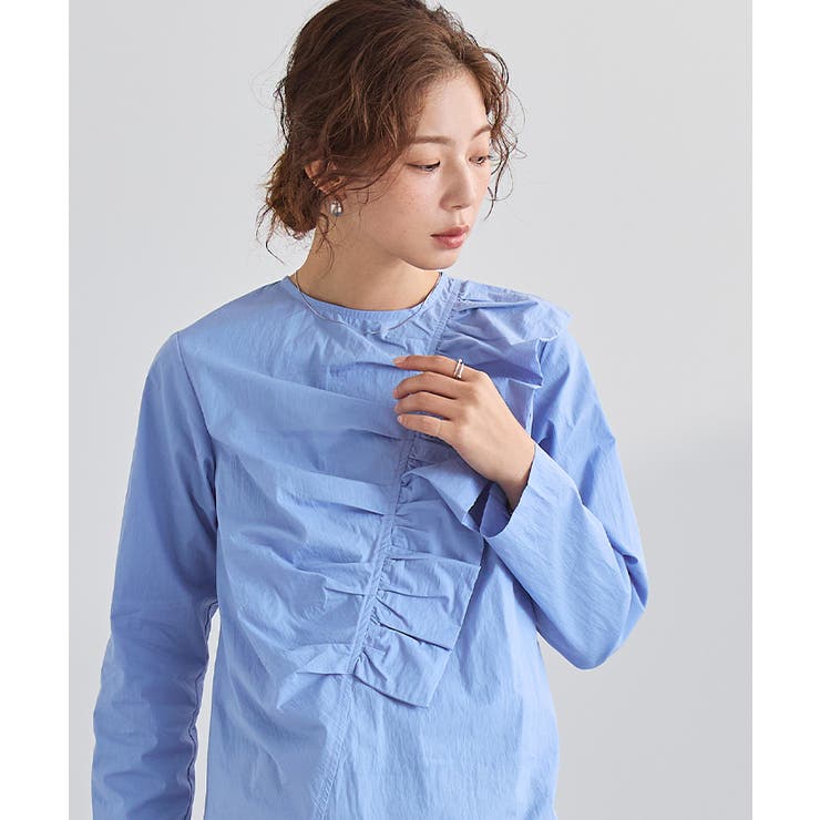 アシンメトリーラッフルブラウス【UR’S ユアーズ】 | titivate | 詳細画像12 