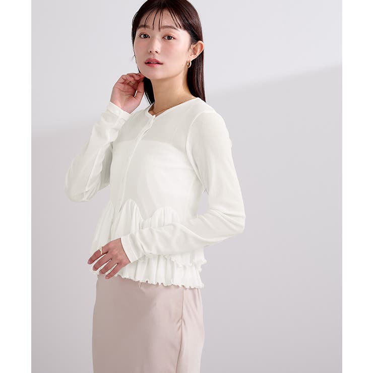 シアーペプラムカットソー【UR’S ユアーズ】 | titivate | 詳細画像18 