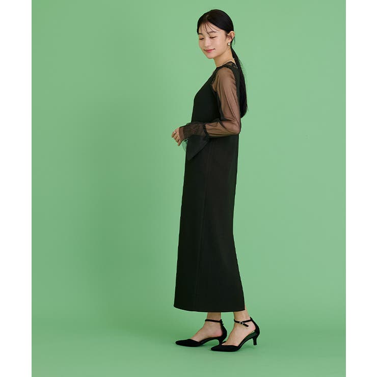 カップ付きジョーゼットワンピース【UR’S ユアーズ】 | titivate | 詳細画像8 