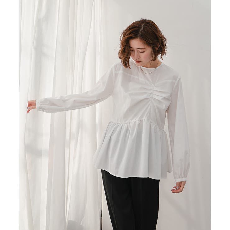 フロントデザインペプラムブラウス【UR’S ユアーズ】 | titivate | 詳細画像13 