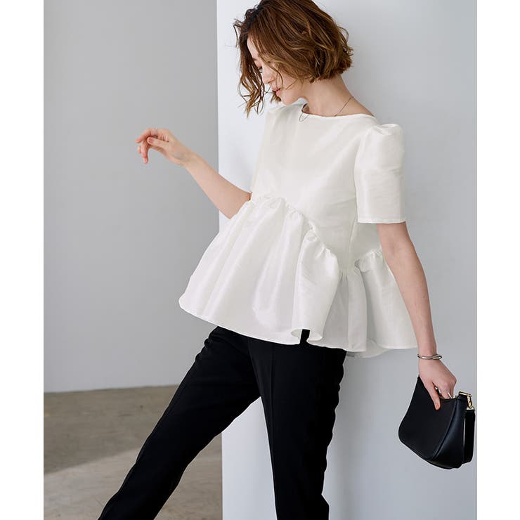 チューリップボートネックブラウス【UR’S ユアーズ】 | titivate | 詳細画像14 