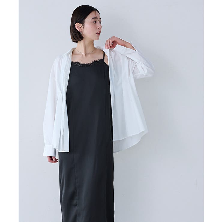 サテンレースキャミワンピース【UR’S ユアーズ】 | titivate | 詳細画像4 