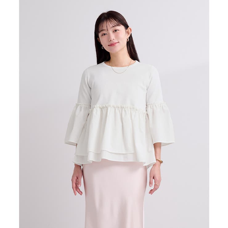 異素材ドッキングフレアプルオーバー【UR’S ユアーズ】 | titivate | 詳細画像17 