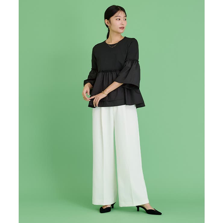 異素材ドッキングフレアプルオーバー【UR’S ユアーズ】 | titivate | 詳細画像23 