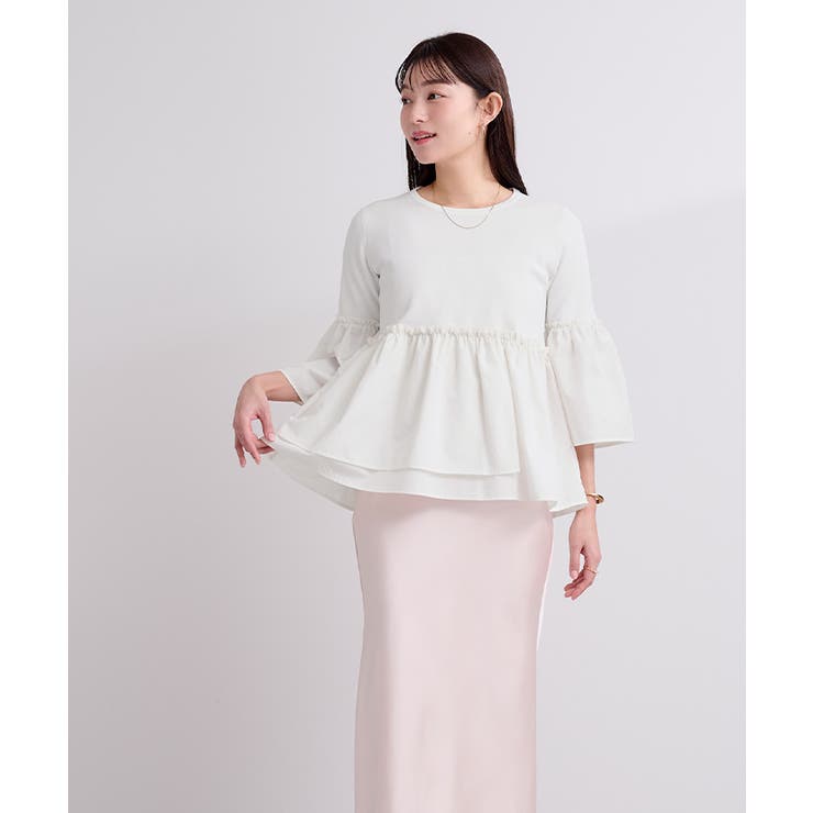 異素材ドッキングフレアプルオーバー【UR’S ユアーズ】 | titivate | 詳細画像5 