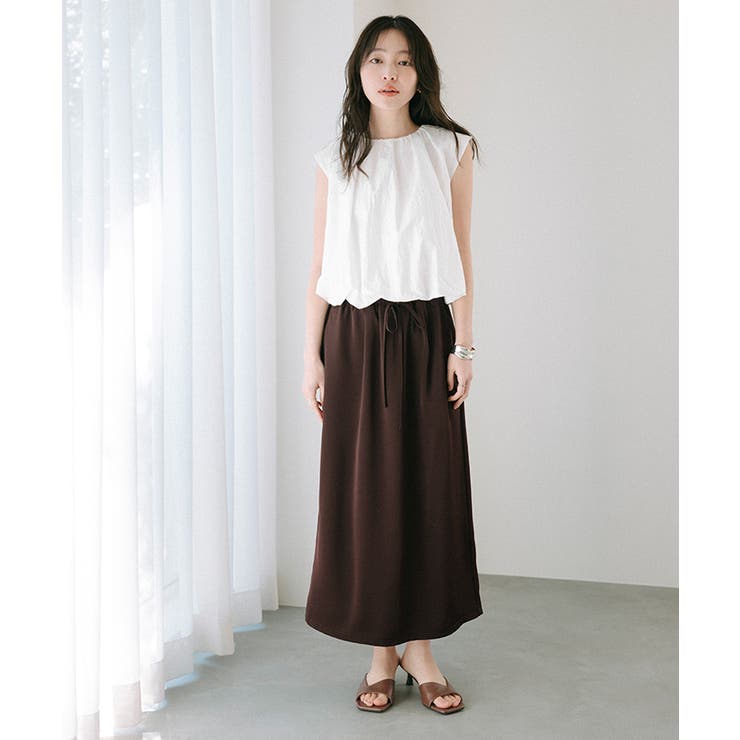 サテンイージースカート【UR’S ユアーズ】 | titivate | 詳細画像14 