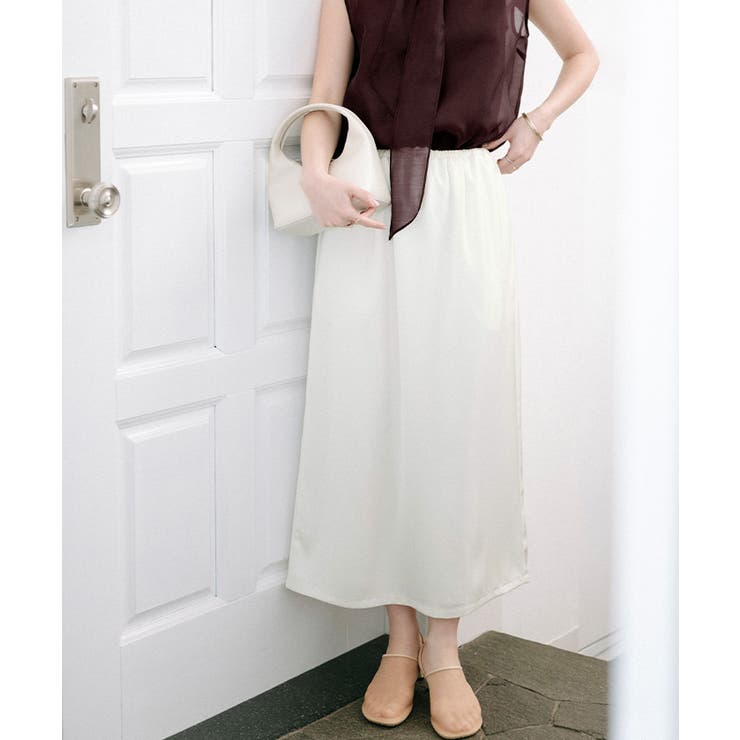 サテンイージースカート【UR’S ユアーズ】 | titivate | 詳細画像3 