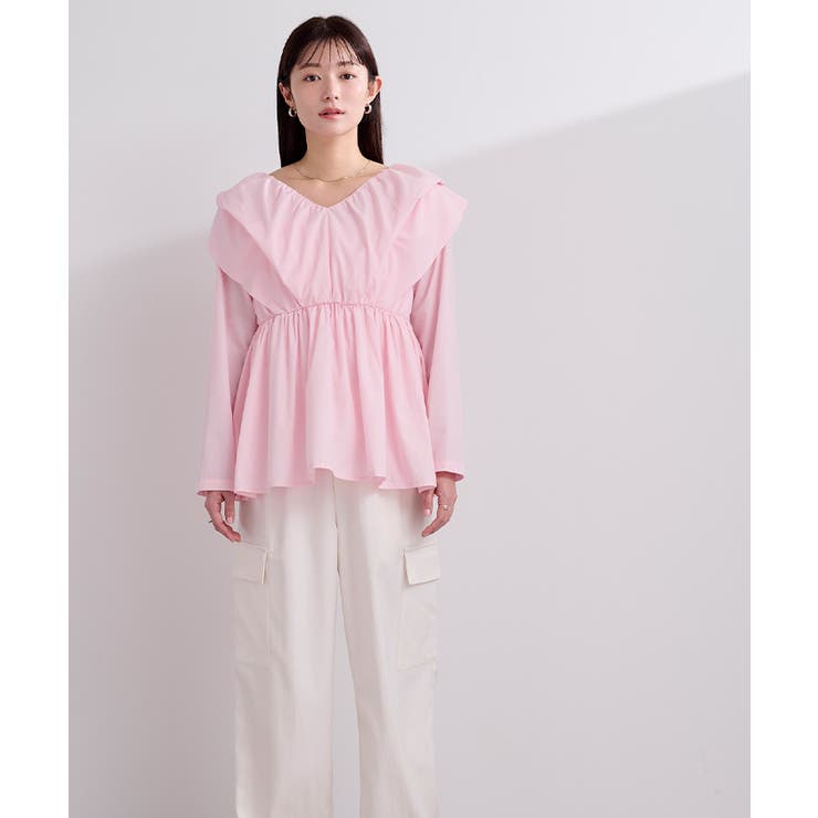 タックショルダーペプラムブラウス【UR’S ユアーズ】 | titivate | 詳細画像10 