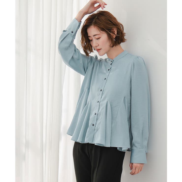 ヘムデザインフレアブラウス【UR’S ユアーズ】 | titivate | 詳細画像2 