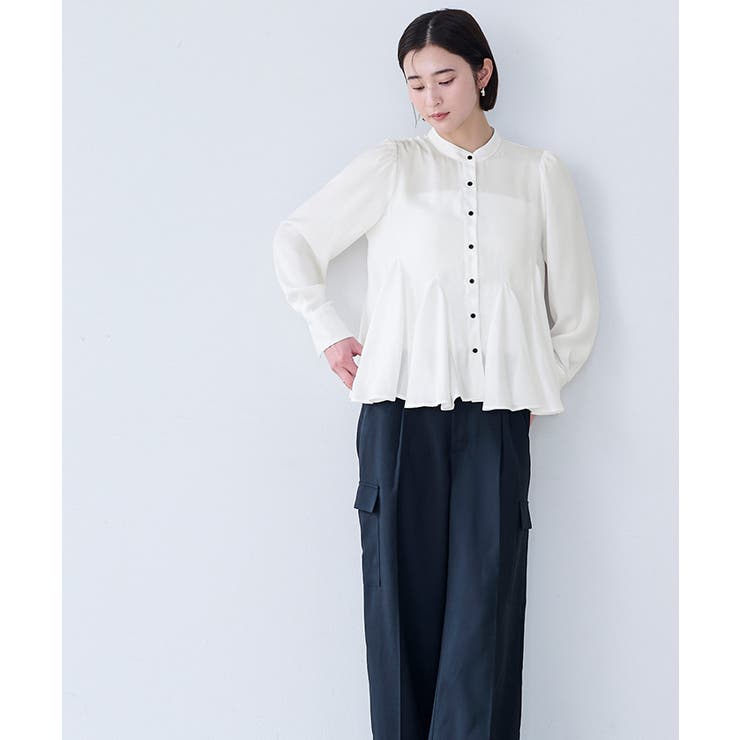 ヘムデザインフレアブラウス【UR’S ユアーズ】 | titivate | 詳細画像5 