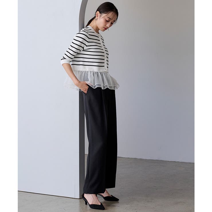 裾シアーニットカーディガン【UR’S ユアーズ】 | titivate | 詳細画像9 