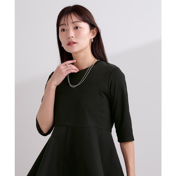 ハーフスリーブアシンメトリーフレアトップス【UR’S ユアーズ】 | titivate | 詳細画像16 