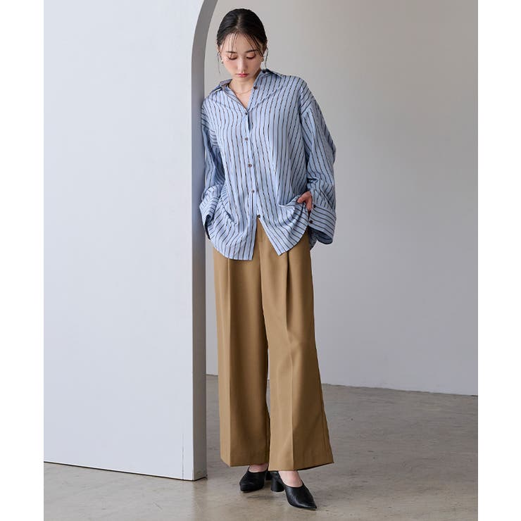 ストライプオーバーシャツ【UR’S ユアーズ】 | titivate | 詳細画像21 